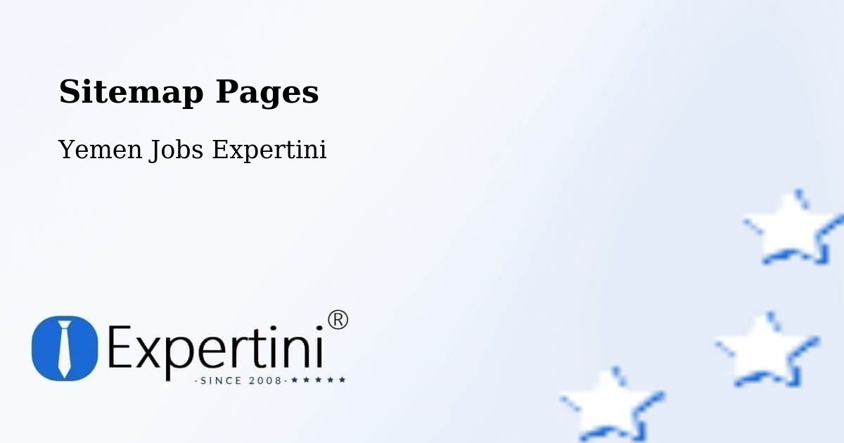 Sitemap Pages - Yarīm - Yemen Jobs Expertini